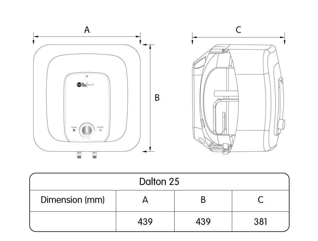 707 Dalton Storage Water Heater