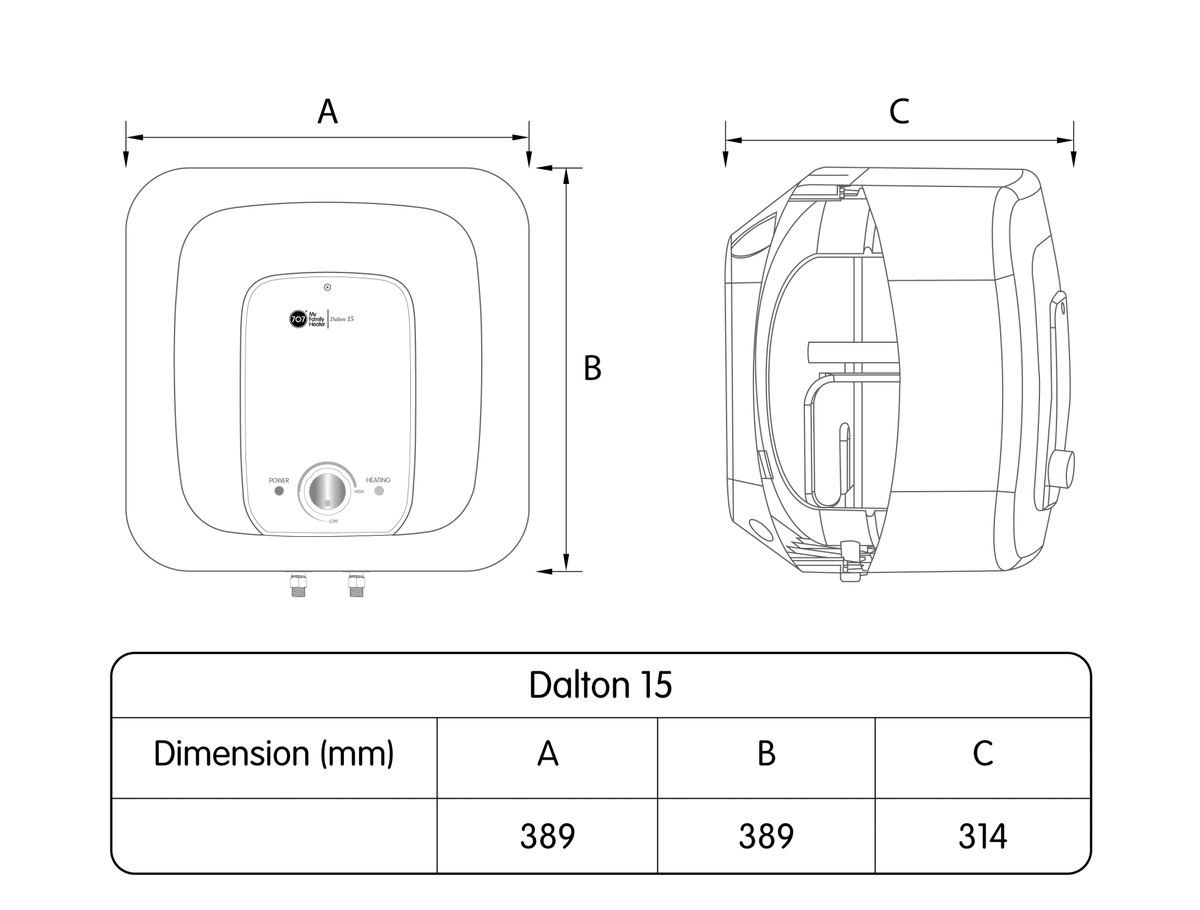 707 Dalton Storage Water Heater