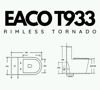 EACO T933 Toilet Bowl