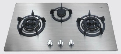 ELLANE 3-Burner Stainless Steel Gas Hob (ES-838SV)