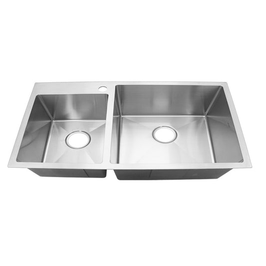 Fidelis FSD-21501R Double Bowl Top-Mount Sink