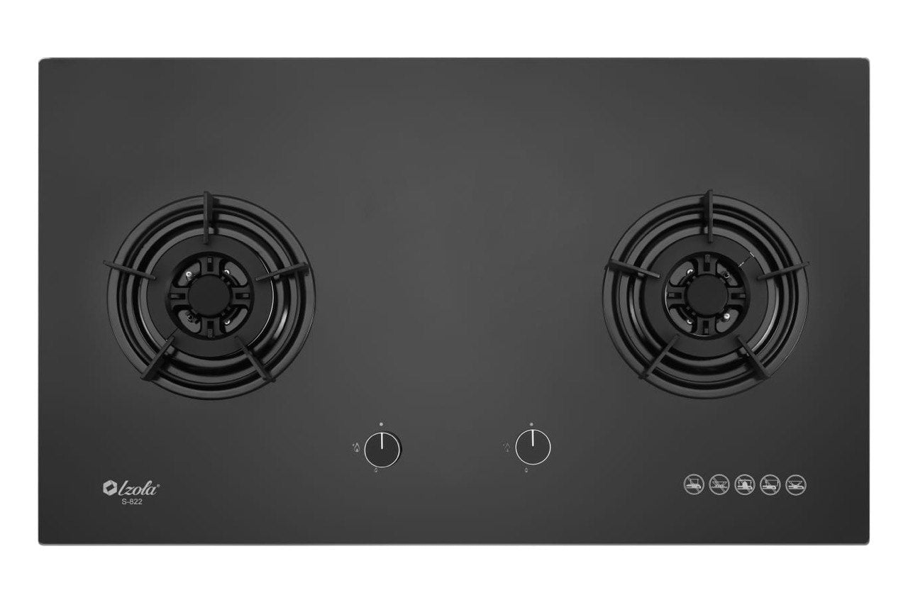 Izola Tempered Glass Built-In Hob (S-822)