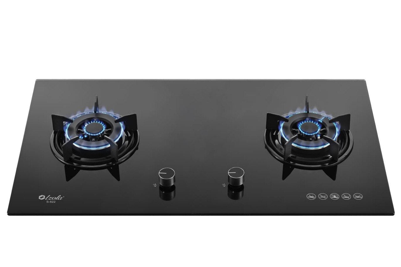 Izola Tempered Glass Built-In Hob (S-822)