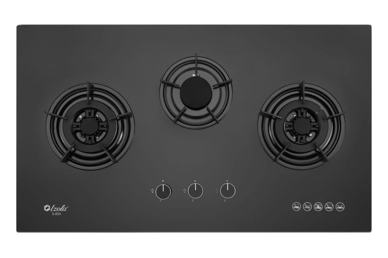Izola Tempered Glass Built-In Hob (S-833)