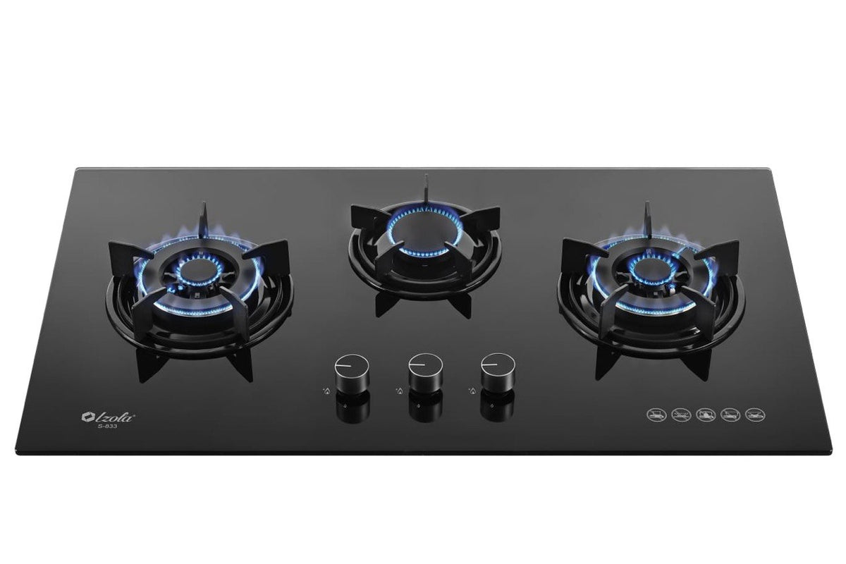 Izola Tempered Glass Built-In Hob (S-833)
