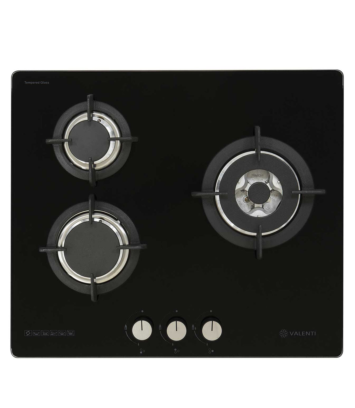 Valenti Glass Gas Hob (VC630GB)