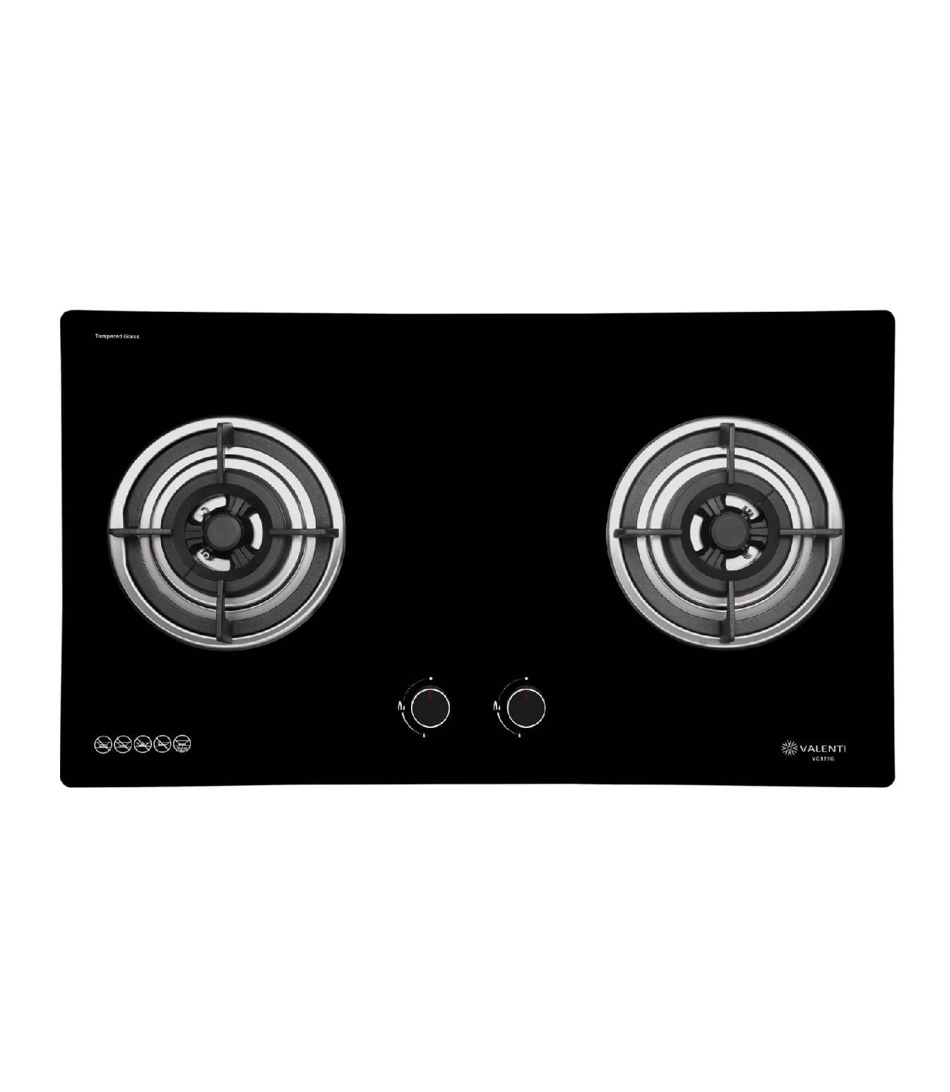 Valenti Glass Gas Hob (VC921G)
