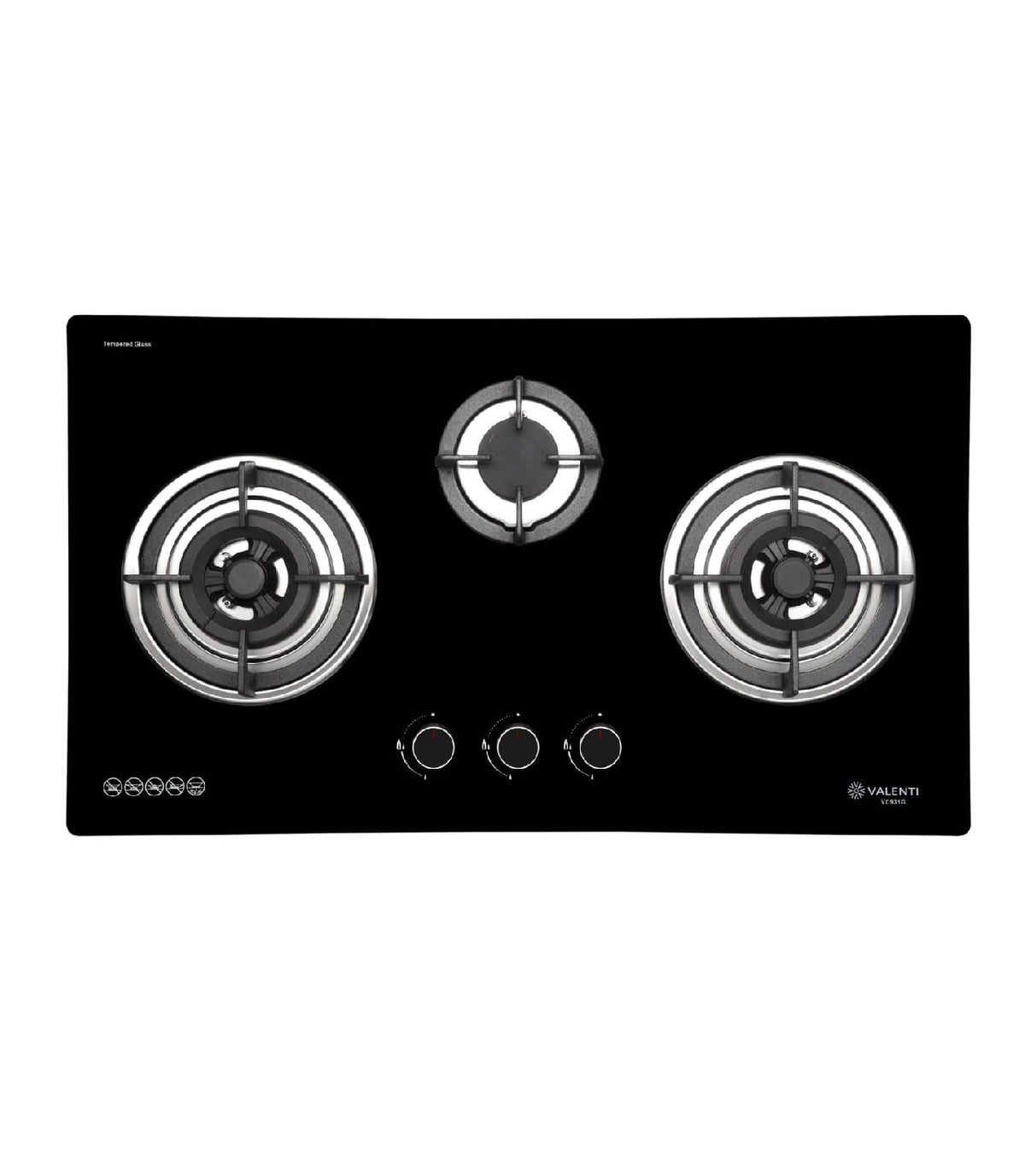 Valenti Glass Gas Hob (VC931G)