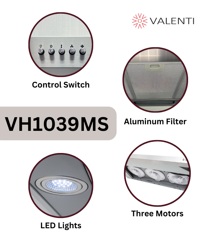 Valenti Semi Integrated Hood (VH1039MS)