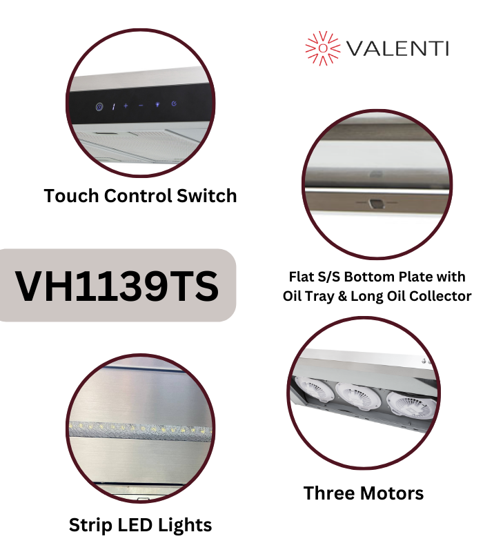 Valenti Semi Integrated Hood (VH1139TS)