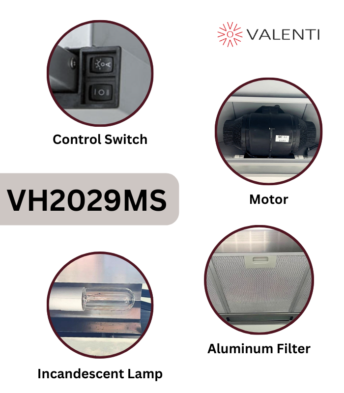 Valenti Telescopic Hood (VH2029MS)