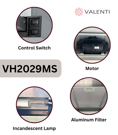 Valenti Telescopic Hood (VH2029MS)