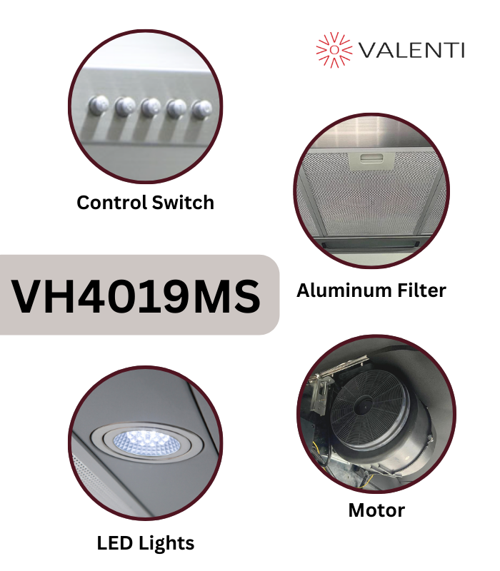 Valenti Chimney Hood (VH4019MS)