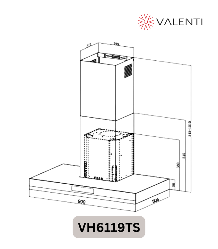 Valenti Chimney Hood (VH6119TS)