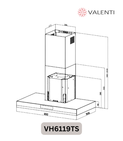 Valenti Chimney Hood (VH6119TS)