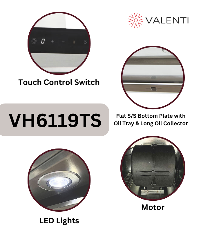 Valenti Chimney Hood (VH6119TS)