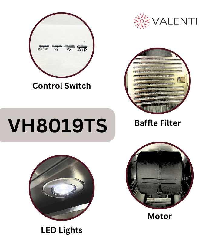 Valenti Chimney Hood (VH8019TS)